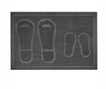 Коврик резиновый 40*60см Ботинки PIN MAT КФТ/РМ-026 (10)															